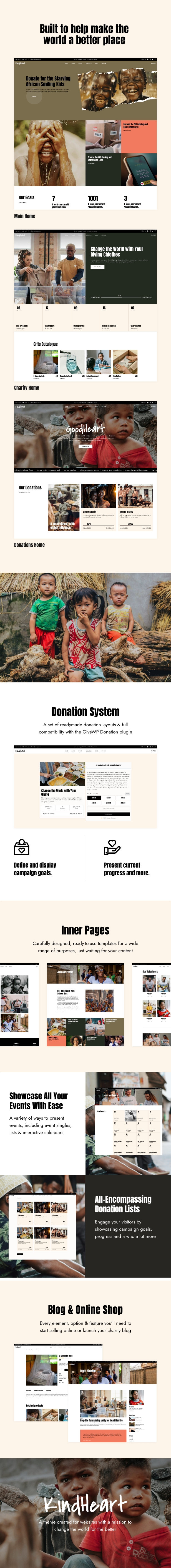 KindHeart - Charity and Donation WordPress Theme